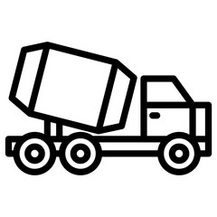 cement mixer icon