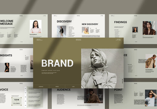 Brand Strategy Presentation Layout