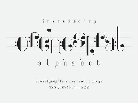 Music Font Images – Browse 74,609 Stock Photos, Vectors, and Video | Adobe  Stock