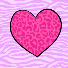 pink heart background