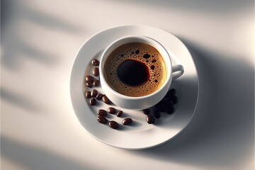 Digital illustration about coffee associations.