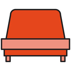 Sofa Icon Illustration
