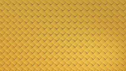 Yellow skin facade design wallpaper and Modern wall decorative of grid flat texture, 3d rendering backdrop 06