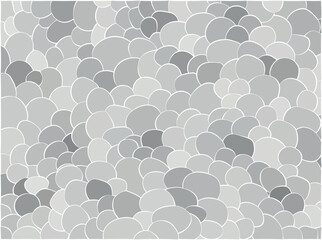 Fototapeta premium Snake skin scaly seamless drawing. Black and white reptile texture. Animal print. Vector cobra monochrome pattern