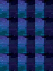 blue abstract techno vertical background