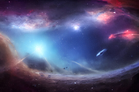 Star universe background AI generated image © Wagner