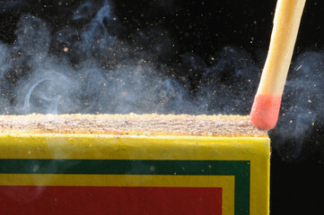 Striking a match