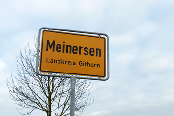 Ortstafel Meinersen, Landkreis Gifhorn