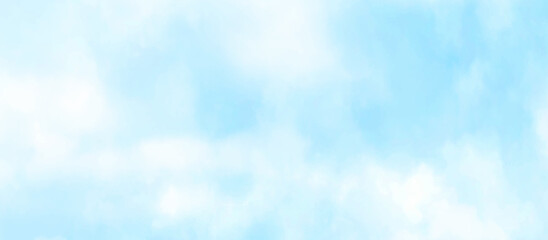 Naklejka na ściany i meble Soft Blue sky with cloud. Vector illustrator