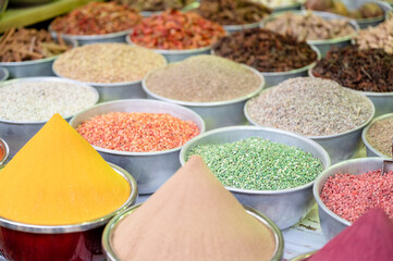 Differents spice from a market, Egypt