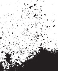black and white grunge texture vector