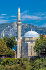 Mosque Koski Mehmed Pasha, Mostar, Bosnia and Herzegovina, Europe