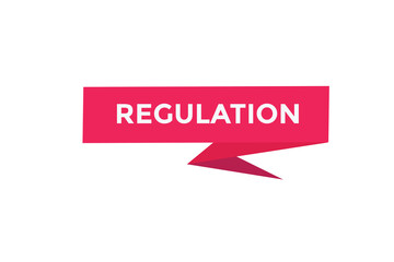 Regulation button web banner templates. Vector Illustration
