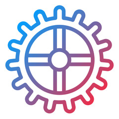 Cogwheel Icon Style