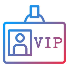 VIP Pass Icon Style