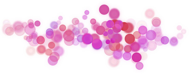 isolated abstract bokeh flare particle effect