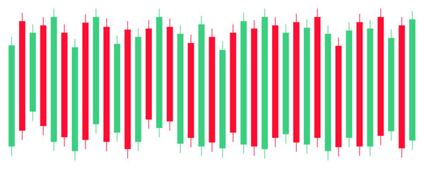 Japanese candle stick abstract pattern chart indicator design template. Crypto, stock and forex economy business investment trading analysis.
