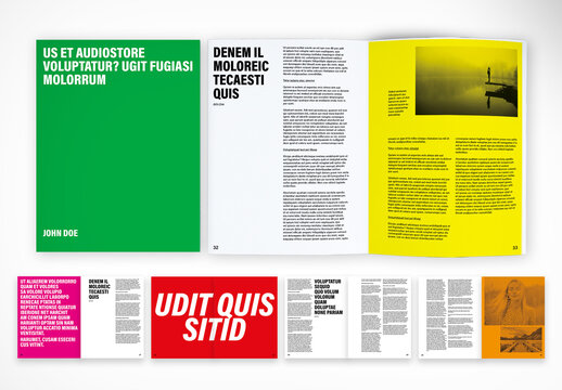 Simple, Fascinating and Colorful Magazine