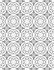 Black and white abstract geometric pattern