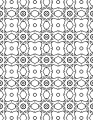 Black and white abstract geometric pattern