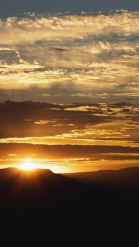 Vertical Video Sedona Sunrise Timelapse