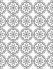 Black and white abstract geometric pattern