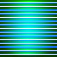 Green Glowing Disco Party Neon Gradient Stripe Pattern