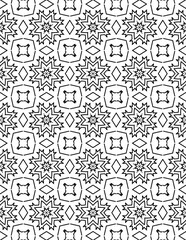 Black and white abstract geometric pattern