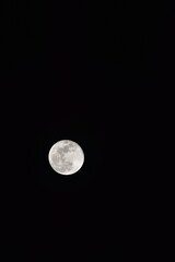 Moon light on sky. Moon in the galaxy