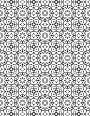 Black and white abstract geometric pattern