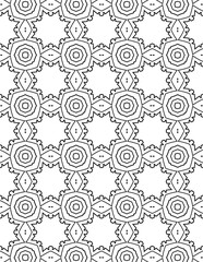 Black and white abstract geometric pattern