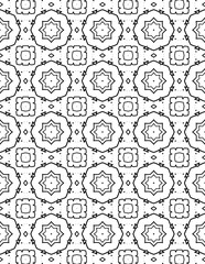 Black and white abstract geometric pattern