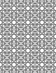 Black and white abstract geometric pattern