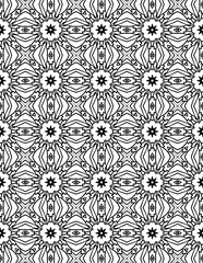 Black and white abstract geometric pattern