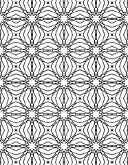 Black and white abstract geometric pattern