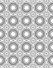 Black and white abstract geometric pattern