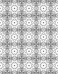 Black and white abstract geometric pattern
