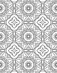 Black and white abstract geometric pattern
