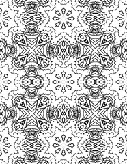 Black and white abstract geometric pattern