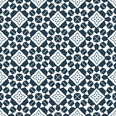 Fototapeta premium Abstract tileable geometric pattern. A seamless background, vintage texture. 