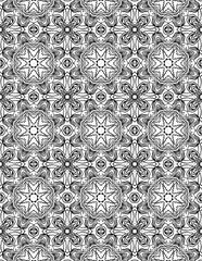 Black and white abstract geometric pattern