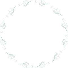 Obraz premium frame of flowers