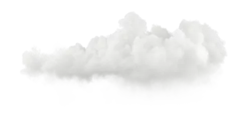Fotobehang Cloudscape soft ozone cut out backgrounds specials effect 3d rendering png file © Krit