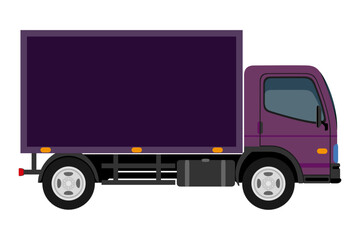 transport for the transportation of goods or passengers flat icon vector illustration