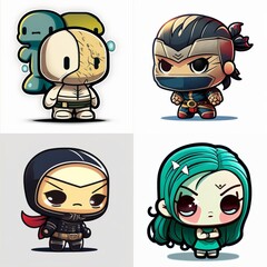 Fototapeta premium chibi art