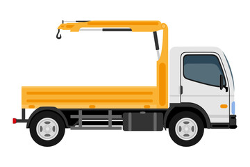 transport for the transportation of goods or passengers flat icon vector illustration