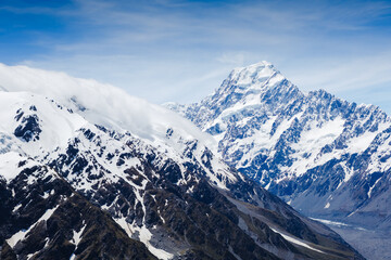 Majestic View of Mount Cook, New Zealand