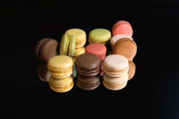 macaroons in different colors