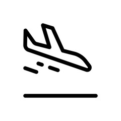landing line icon