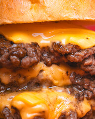 Cheeseburger Close-up